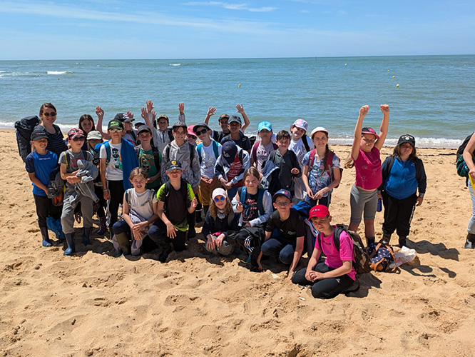 Sortie scolaire à l'île d'Oléron pour la classe des CM1-CM2